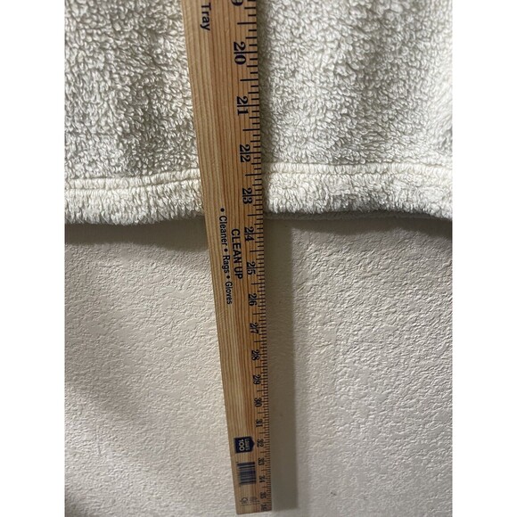 Uniqlo Sweatshirt Women’s Sweatshirt Cream/Ivory Soft Fleece Type Pullover Med - Picture 7 of 10